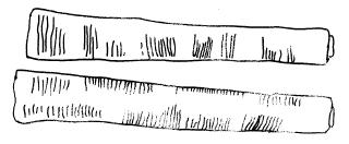 8 Číselné sústavy Keď bolo v prehistorickej dobe známe len niekoľko málo najmenších prirodzených čísel, nebol problém vyjadrovať ich napríklad pomocou vrypov na tyči alebo pomocou kamienkov.