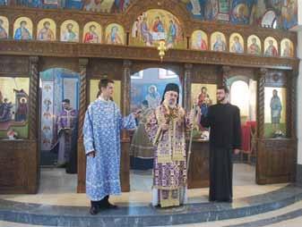 Исповедник је био старешина манастира Јошанице, Јевтимије (Јутрша). Литургију су певале монахиње манастира Никоља са диригентом хора Опленац Маријом Ракоњац.