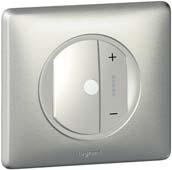 Întrerupătoare variatoare In One by Legrand Variator emiţător/receptor CPL/IR Întrerupător pentru comanda Închis/Deschis/Variaţia intensităţii luminoase pe circuitul conectat la bornele sale Funcţia