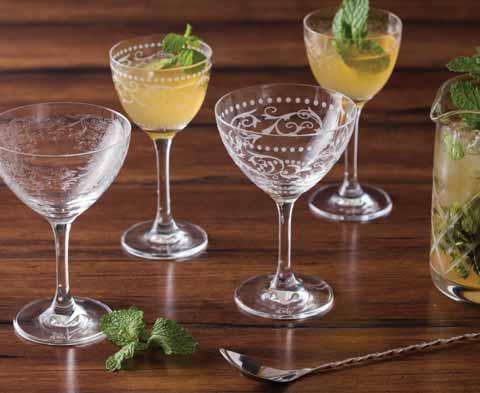 Crystalline glasses 28.70013 4854RA351 Nick & Nora, Vintage Dots 16 cl 7,4 cm 15 cm συσκ.: 6/24 4,80 28.