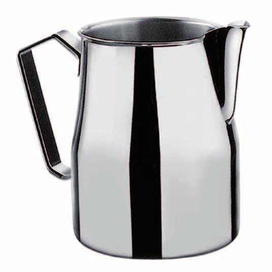 Belogia mpt 140 Γαλατιέρα από ανοξείδωτο ατσάλι σε inox, μαύρο και κόκκινο χρώμα Στιβαρή κατασκευή με παχύ τοίχωμα που απορροφά την αύξηση της θερμοκρασίας και διευκολύνει την διόγκωση του γάλακτος,