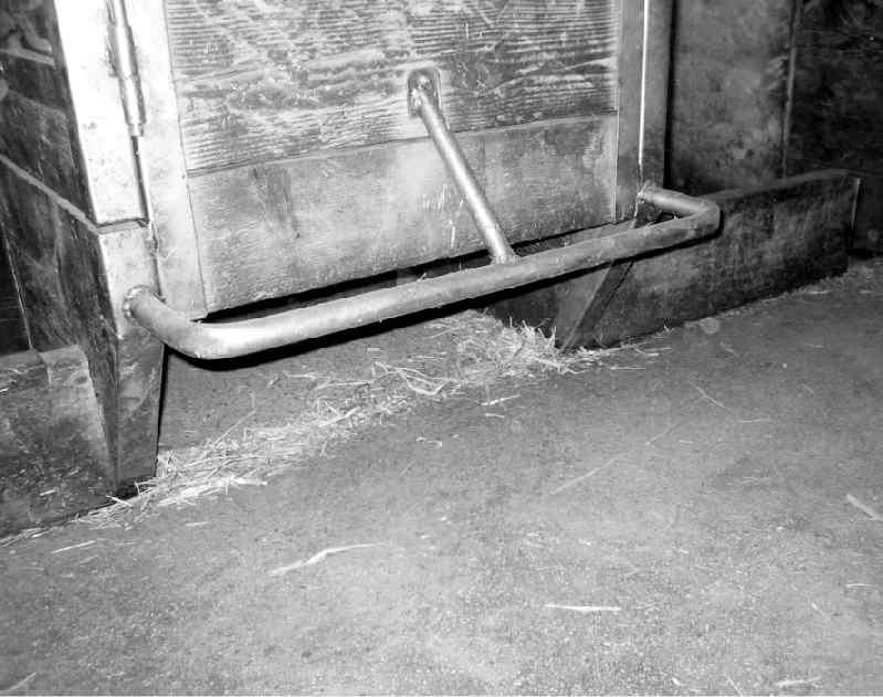 Construcţia pardoselii Pardoseala în interiorul boxelor este realizată din grilaj metalic 0,9 m şi pardoseală plină din beton 1,8 m.