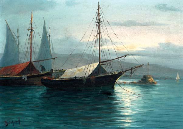 350-600 10 Γιώργος Προκοπίου (1876-1940) Βάρκες