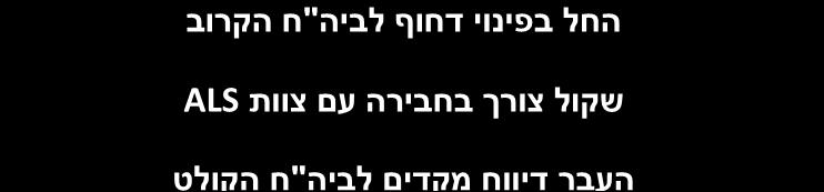 שימוש במזרק אוטומטי של אדרנאלין.