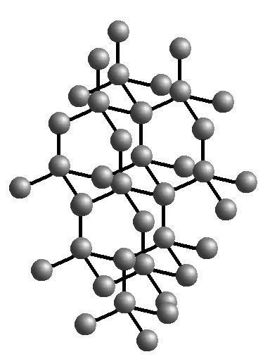 8. Is mar iseatóip a fhaightear adaimh charbóin, e.g. carbón 12, carbón 14. Tarlaíonn an dúil carbón i bhfoirmeacha allatrópacha difriúla, e.g. graifít, diamant.