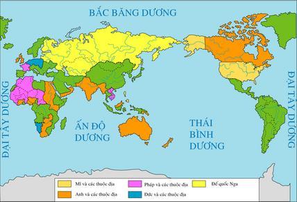 Lược đồ các nước đế quốc và thuộc địa đầu thế kỷ XX 1. Lý thuyết trọng thương (Mercantilism) Ưu điểm: Cung trong nước vượt quá cầu thì khuyến khích XK và hạn chế NK là điều mà 1 QG cần theo đuổi.