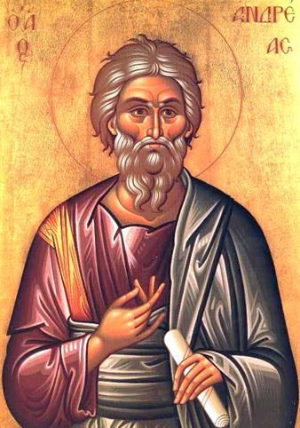 Ο ΑΓΙΟΣ ΑΝΔΡΕΑΣ. Ο Άγιος Απόστολος Ανδρέας, που η Εκκλησία μας γιορτάζει, στις 30 Νοεμβρίου, ήταν ένας, από τους Δώδεκα μαθητές του Κυρίου μας και αδελφός, του Απόστολου Πέτρου.