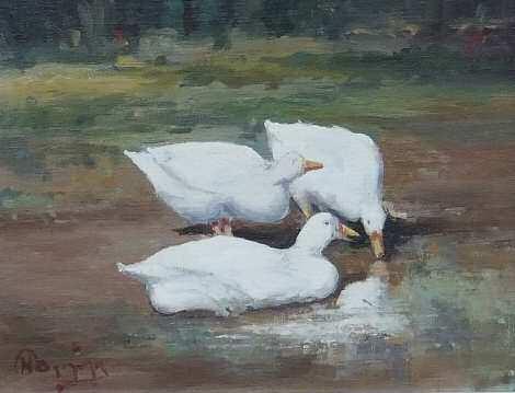 ΚΑΡΦΑΚΗΣ Θέμης (1924) Λουλούδια σε Γαλλικό βάζο Λάδι σε ξύλο με χειροπ. ζωγραφ.