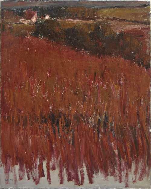 ΚΟΝΤΟΠΟΥΛΟΣ Αλέκος (1904-1975) Αφηρημένη σύνθεση Λάδι σε χαρντμπορντ 40 30 εκ υπγρμ κ.