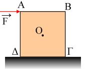 γ) Ποιος ο ελάχιστος συντελεστής στατικής τριβής για να υπάρχει ισορροπία; Δίνεται η επιτάχυνση της βαρύτητας g=0m/s. (Απ. 3 ) 6 38 (ΜΑΡΓΑΡΗΣ).