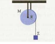 Σε ομογενή τροχό ακτίνας R=0,5 m, ο οποίος μπορεί να στρέφεται γύρω από άξονα που περνά από το κέντρο μάζας του και είναι κάθετος στο επίπεδό του, ασκείται εφαπτομενική δύναμη μέτρου F=0 N για