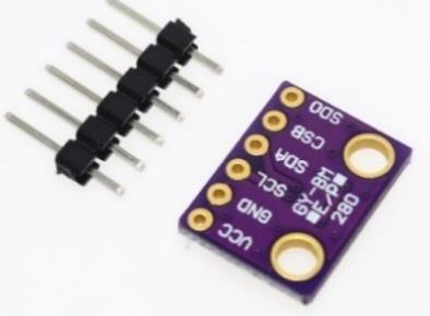 breadboard και προσέχουμε τα 6 pins να είναι στην ίδια σειρά