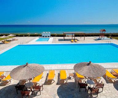 υνατότητα αναβάθµισης πρωϊνού στο Ammos Restaurant (9:30-12:30) µε επιβάρυνση 5 κατ άτοµο ανά ηµέρα.