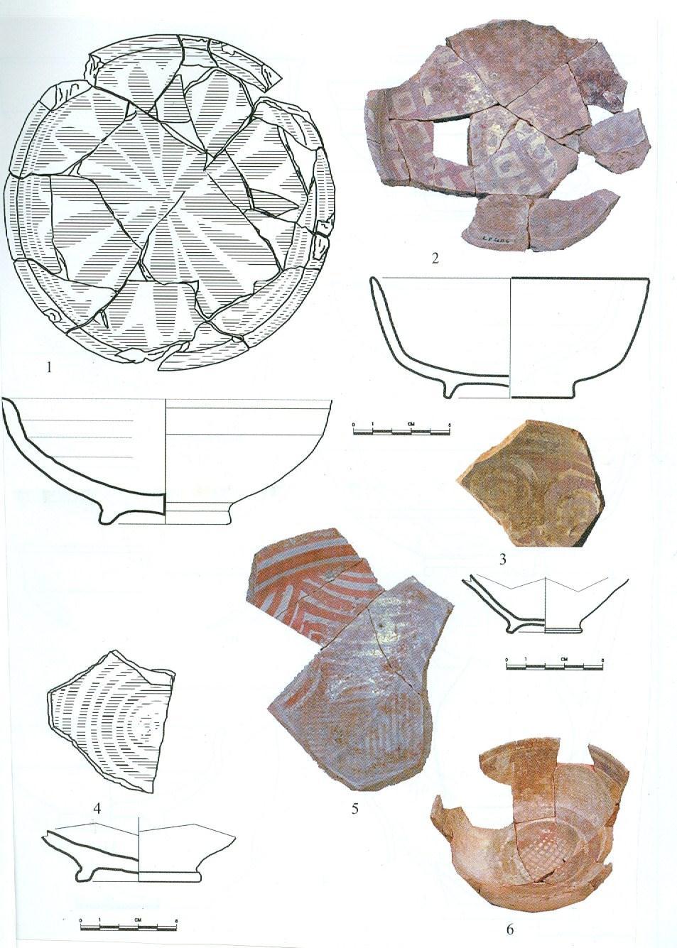 La dieta mediterranea. Un introduzione storica fra medioevo ed età contamporanea Fig. 1 Lagopesole, castello. Piatti decorati in rosso d età angioina, 1266-1315 (da Fiorillo).
