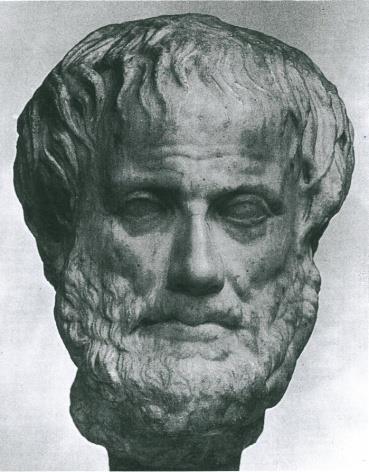 φιλοσοφικών ποιητών. Στο καλύτερο αντίγραφο που εκτίθεται στη Βιέννηαπό τα 20 συνολικά - ο αριστερός οφθαλμός του Αριστοτέλη εικονίζεται μεγαλύτερος (εικ 3).