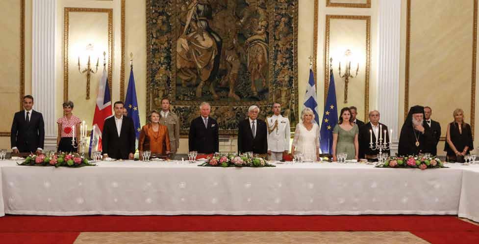 ΜΑΪΟΣ 2018 #98 ΡΕΠΟΡΤΑΖ / 71 για το Το επίσημο δείπνο για τον διάδοχο του βρετανικού θρόνου και το πριγκηπικό πρόγραμμα Με γρήγορους ρυθμούς προετοιμάζεται η υποδοχή του Κάρολου και της Καμίλας από