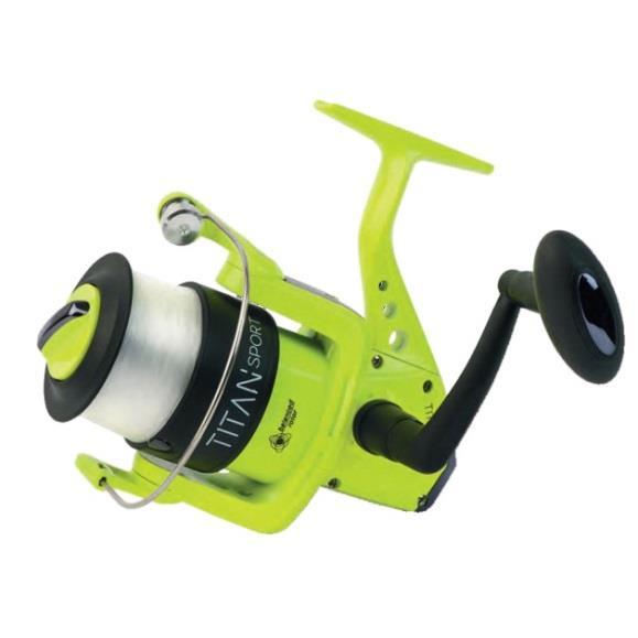 29 SPLIT F (allround) 1 BEARINGS ΤΕΧΝΙΚΑ ΧΑΡΑΚΤΗΡΙΣΤΙΚΑ: Σώμα γραφίτη και μπομπίνα με πετονιά 1 ρουλεμάν Μπροστινό φρένο Ισορροπημένο στροφείο Anti-Twist οδηγός πετονιάς Χερούλι με λαστιχένια λαβή