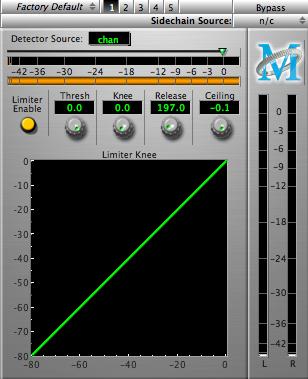 Στην εικ.(4.15) φαίνεται το master fader της κάρτας ήχου Metric Halo 2882 που χρησιμοποιείται στο MP Studio, στο οποίο έγινε η μίξη και το mastering των δύο αυτών κομματιών.