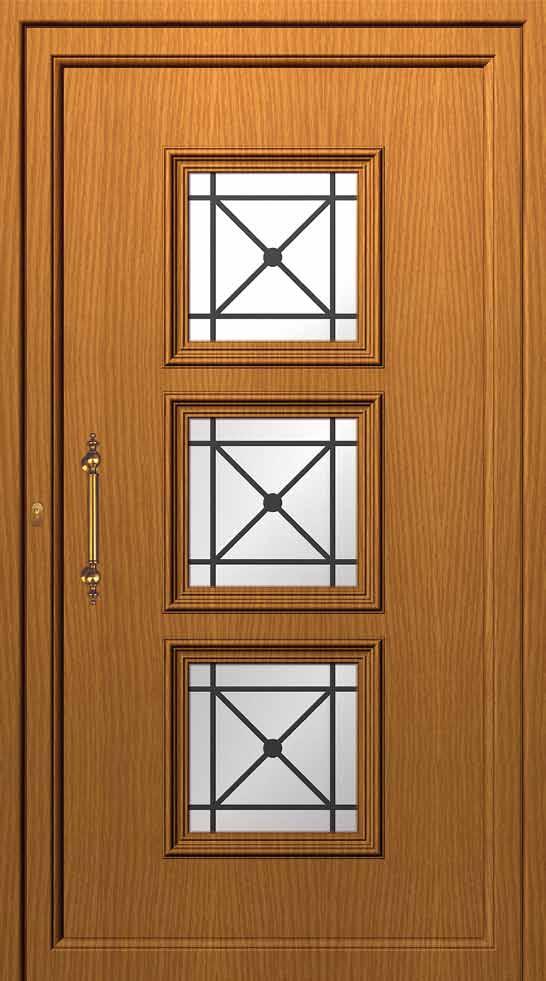 traditional door panels ideal creations 5102 Three glasses