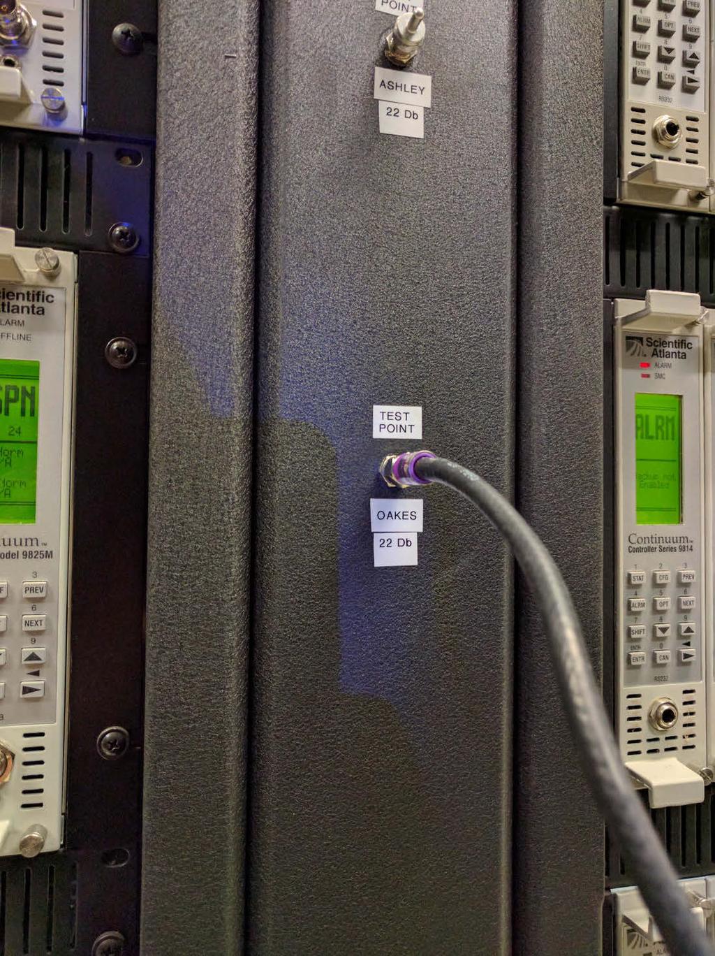 Oaks Headend Test Location ENGINEERING FOR TELECOMMUNICATIONS 244 West Pioneer Road P.O. BOX 1003 Fond du Lac, WI 54936-1003 920.