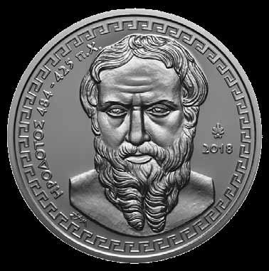 ΑΡΓΥΡΟ ΝΟΜΙΣΜΑ (SILVER) ΟΝΟΜΑΣΤΙΚΗΣ ΑΞΙΑΣ 10 με θεμα: «ΕΛΛΗΝΙΚΟΣ ΠΟΛΙΤΙΣΜΟΣ ΙΣΤΟΡΙΚΟΙ ΗΡΟΔΟΤΟΣ» ΗΡΟΔΟΤΟΣ (περ. 484-425 π.χ.