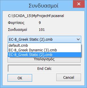 κλίμακα καθώς και τα διαγράμματα Μ,V,N για κάθε μέλος αυτού.