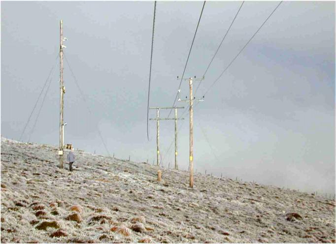 POVESNA TABELA ZA AXCES TM 3x70/16 mm 2 14/24 kv Prenapenjalne sile pred končnim napenjanjem 11-13 kn (1100-1300 kp) Temp.
