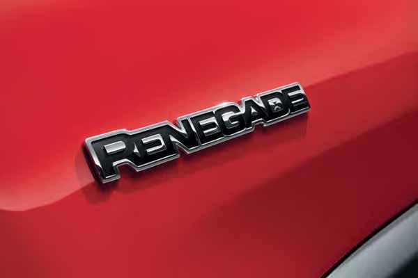 σήμα Renegade, στις πλευρές του αμαξώματος.