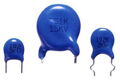 High Voltage Ceramic Capacitor (Radial Disc Type) 1. Material Characteristics Series No TEMP. CHAR.