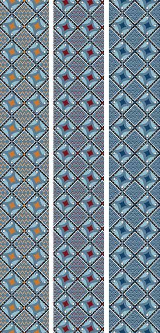 Τρεις διαφορετικές αποχρώσεις Silk Scarfs Μεταξωτά φουλάρια / SMC-01 / SMC-02 / SMC-03