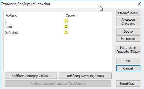 5.1 Μεταφορά Εντολή για να μετακινήσετε ένα αρχείο.dwg ή.dxf που έχετε εισάγει στο περιβάλλον εργασίας του Scada. Επιλέξτε την εντολή Μεταφορά και με αριστερό κλικ δείξτε τα σημεία από και σε. 5.