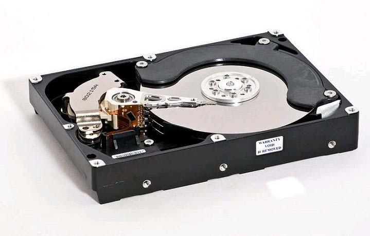 Componentele importante din structura unui hard disc sunt reprezentate în figura 12.