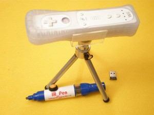 Слика 7. Wiiмоtе контролер (http:www.cnti.info/blogs) Ова или тзв. Wiimoте Whiteboard бела табла данас је у свету веома популарна.