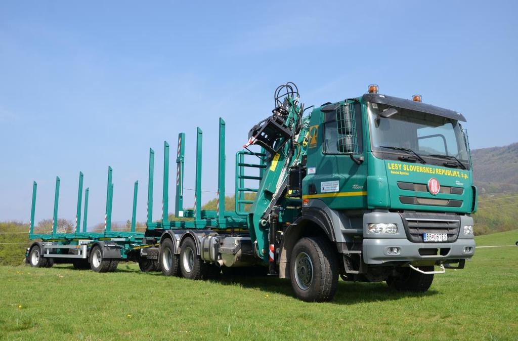 užitočná hmotnosť 7 ton, podľa typu hydraulickej ruky, tandemová dvojnáprava max.