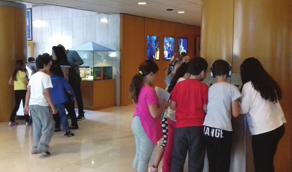 Μόνιµες Περιβαλλοντικές Εκθέσεις Έντονη ήταν η επιθυµία Σχολείων να επισκεφθούν οι µαθητές τους τις περιβαλλοντικές εκθέσεις της HELMEPA, που φιλοξενούν oι Εταιρείες Μέλη CERES και COSTAMARE.
