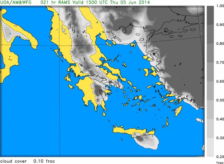 (NW), σχεδόν μέτριος, κατά τόπους σχεδόν θυελλώδης αφού αγγίζει και τα 14,5m/s. Σχήμα 5.