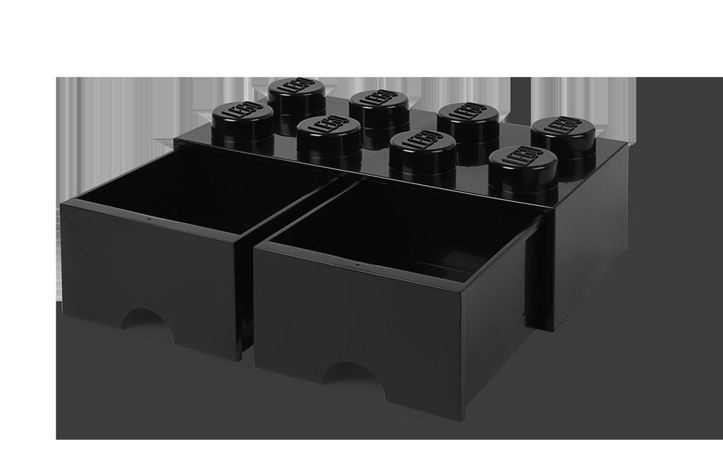 LEGO Storage Brick LEGO Κουτί Αποθήκευσης με Συρτάρι Μαύρο Διάσταση: 250 x 500 x 180 mm ΚΩΔΙΚΟΣ: 299160 LEGO Κουτί