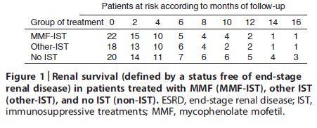 MMF σε C3ΣN we studied a series of 60 patients in whom a complete registry of