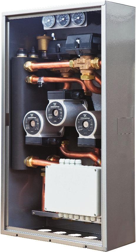 Separatori vode CONNECT 3-putni elektronički ventil za miješanje Neovisno podešavanje klimatskih koljena za svaku zonu (Connect AT/BT i AT/BT2) Ploča elektroničkog upravljanja isporučuje se kao