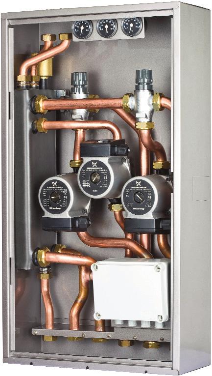 Separatori vode CONNECT BASE Termostatski ručni ventil za miješanje Komplet graničnog termnostata za niskotemperaturne instalacije isporučuje se kao standardna oprema IPX4D električna zaštita