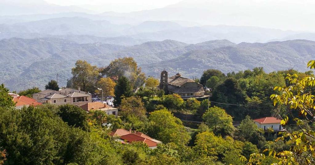 Εικόνα 4: Ροδαυγή Άρτας Τόσο η Ροδαυγή όσο και η Κορωνησία θεωρούνται από τα δημοφιλέστερα χωριά του Δήμου Αρταίων και