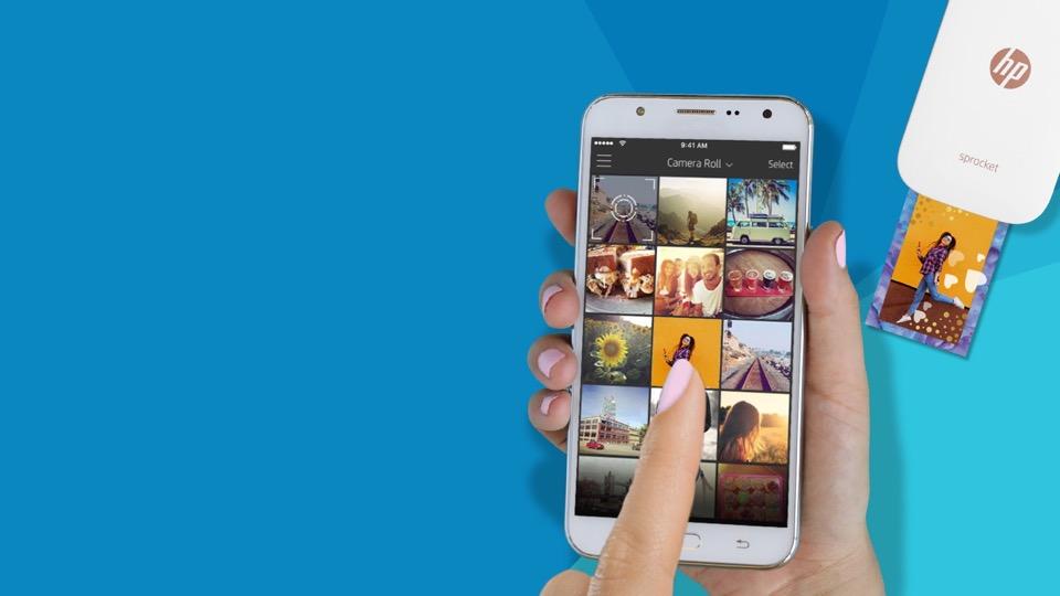 Δυνατότητες του HP Sprocket App Ζωντανέψτε τις φωτογραφίες σας με φίλτρα, αυτοκόλλητα και άλλα Πατήστε "Επεξεργασία" για να προσαρμόσετε την εμφάνιση της φωτογραφίας, να προσθέσετε κείμενο ή