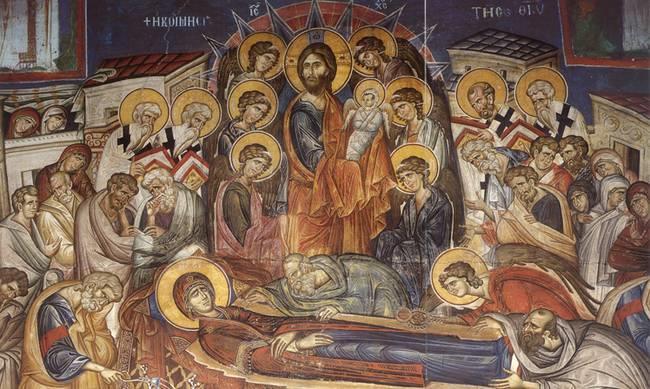 Στις 15 Αυγούστου η εκκλησία του χωριού, που είναι αφιερωμένη στην Κοίμηση της Θεοτόκου,