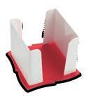 Bκ: Black fr: FROSTED white NAPKin HOLDer 33 x 33