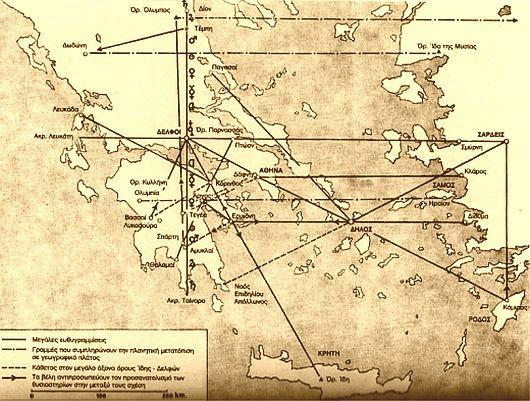 THE HOLLY GEOMETRY OF THE ANCIENT GREEKS ΙΕΡΗ ΓΕΩΜΕΤΡΙΑ ΤΩΝ ΑΡΧΑΙΩΝ ΕΛΛΗΝΩΝ The famous geodetic triangle of ancient Greece is another