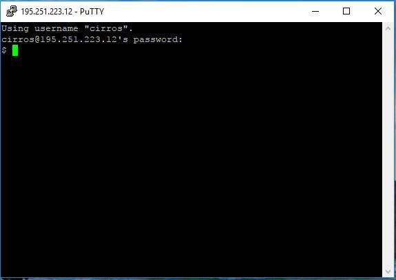 Εικόνα 55: Επιτυχής σύνδεση στο instance 5 Διορθώσεις του συστήματος 5.