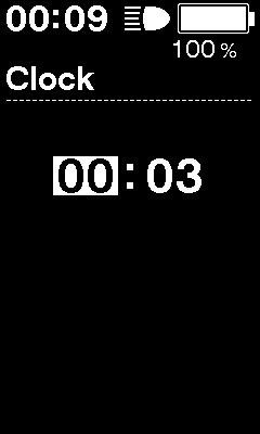 Clock (Ρολόι) Διαμορφώστε τη ρύθμιση του ρολογιού. 1. Πατήστε Υποβοήθηση-Y ή Υποβοήθηση-Z για να ρυθμίσετε την ώρα. Υποβοήθηση Αλλαγή Πατήστε Υποβοήθηση-Y για να αυξήσετε τους αριθμούς.