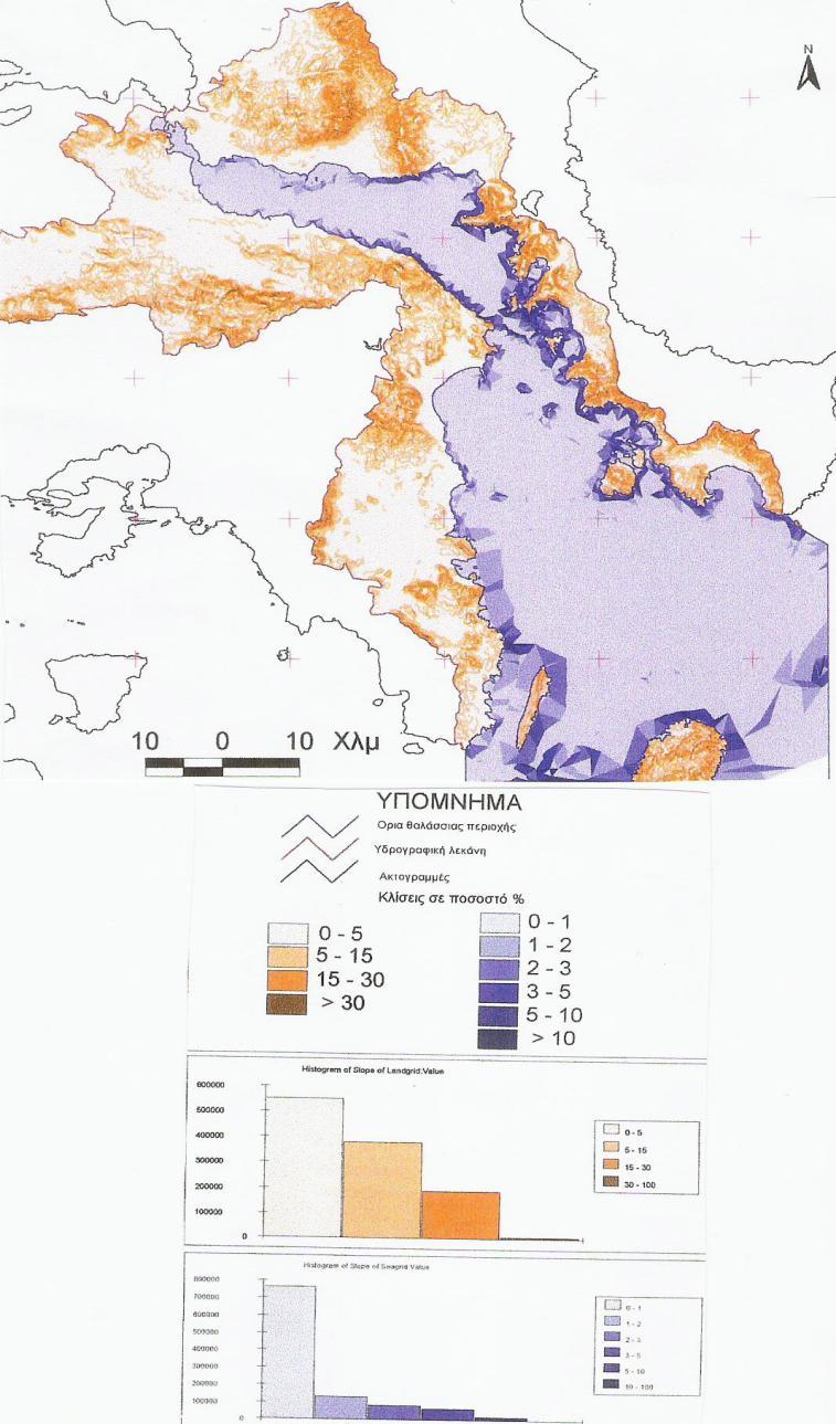Στην περιοχή μελέτης παρουσιάζονται οι μικρότερες κλίσεις και έτσι αξιολογείται ως πολύ υψηλής τρωτότητας και συμμετέχει στον υπολογισμό του