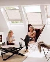 respire cu ajutorul sistemului nostru unic de ventilare Creează un spațiu modern, datorită noului design elegant VELUX - lider de piață mondial în ferestre de mansardă!