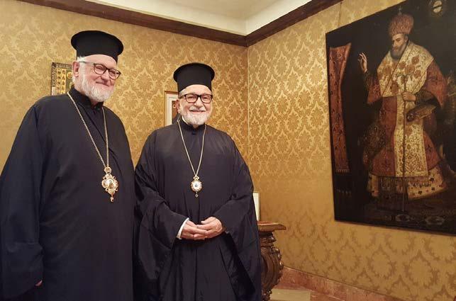 Μετὰ τοῦ Σεβ. Ἀρχιεπισκόπου Χαριουπόλεως κ.